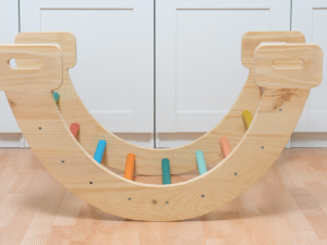 Balancín Montessori de Madera – Arco de Juego Sensorial